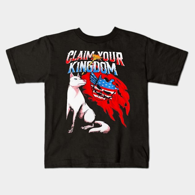 Cody Rhodes Claim Your Kingdom Pharaoh Kids T-Shirt by Drmx